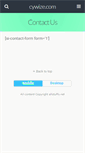 Mobile Screenshot of cywize.com